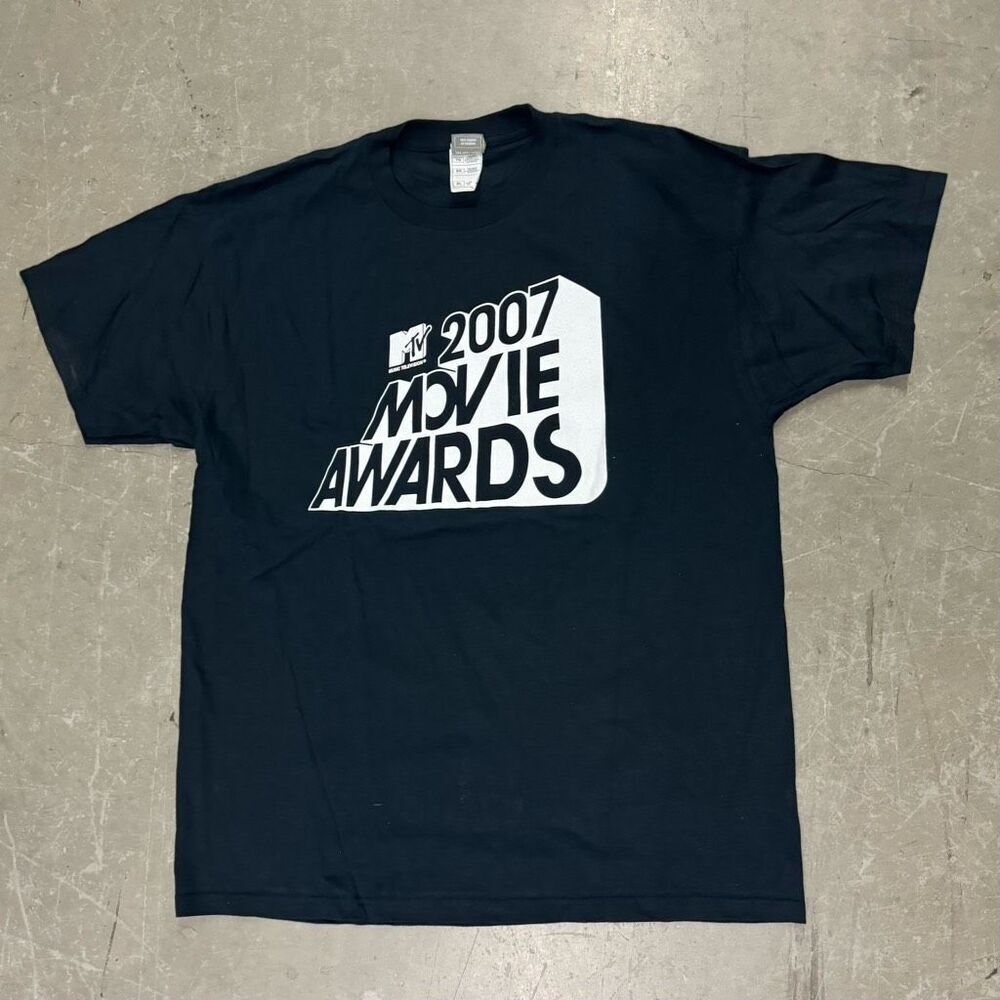 2007 MTV Movie Awards Crew T-Shirt 6/3/07 Universal City‎ Black Short Sleeve XL